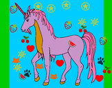 Dibujo Unicornio II pintado por AneNahia
