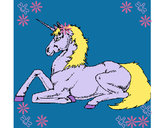Dibujo Unicornio sentado pintado por arianits