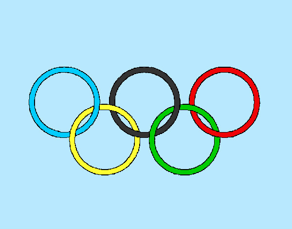 Dibujo Anillas de los juegos olimpícos pintado por nayi2