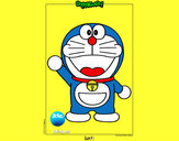 Dibujo Doraemon pintado por sofiapoble