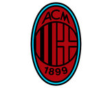 Dibujo Escudo del AC Milan pintado por martincito