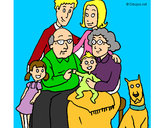 Dibujo Familia pintado por sofiapoble