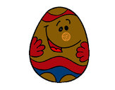 Dibujo Huevo de pascua feliz pintado por federicci