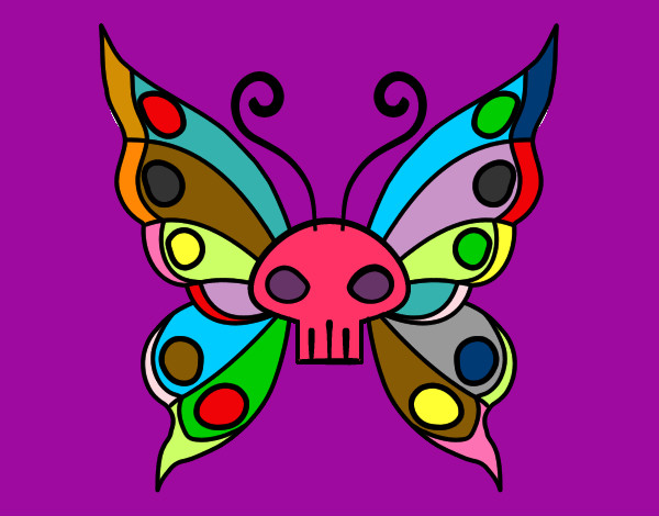 Dibujo Mariposa Emo pintado por DIEGOMOLIN