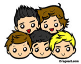 Dibujo One Direction 2 pintado por david1234