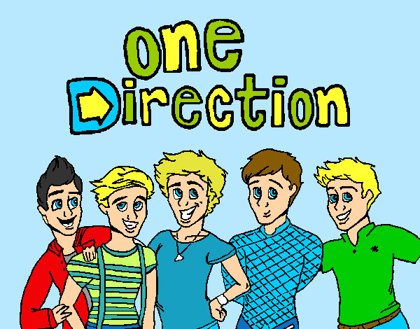 Dibujo One Direction 3 pintado por nayi2