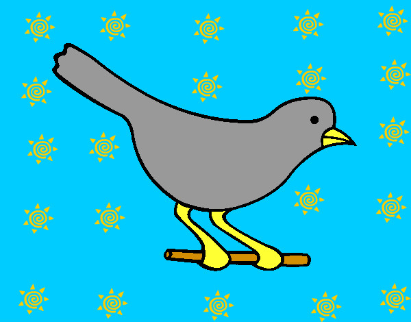 Dibujo Pájaro 4 pintado por karlanet