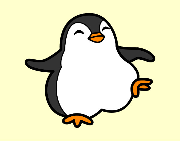 Dibujo Pingüino bailando pintado por IreneB
