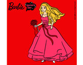 Dibujo Barbie vestida de novia pintado por perla2-5