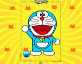Dibujo Doraemon pintado por aleck