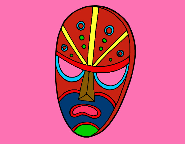 Dibujo Máscara enfadada pintado por Rosana04