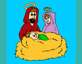 Dibujo Natividad pintado por Yanii