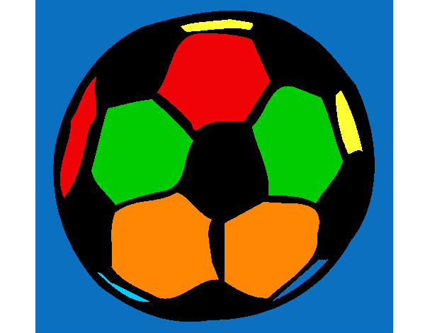 Dibujo Pelota de fútbol pintado por yinayicela
