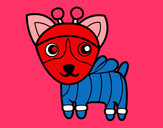 Dibujo Perro-abeja pintado por ROCIO20122
