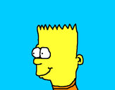 Dibujo Bart pintado por pilar12
