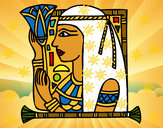 Dibujo Cleopatra pintado por manidenise