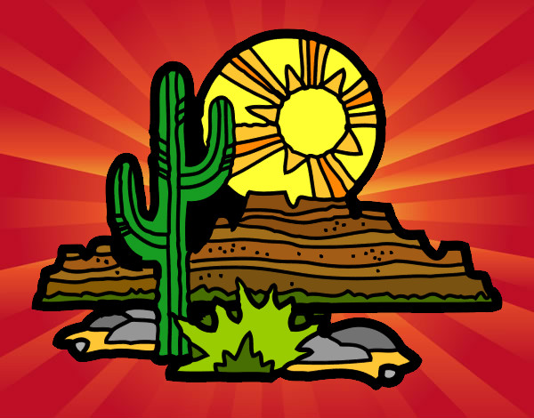 Dibujo Desierto de Colorado pintado por elturro