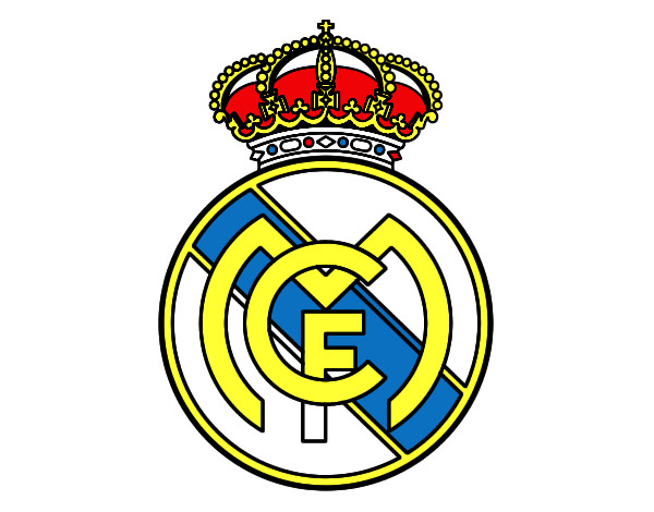 Dibujo Escudo del Real Madrid C.F. pintado por santiagoz