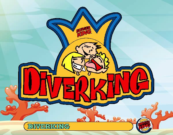 Dibujo Logo Diverking pintado por mencia