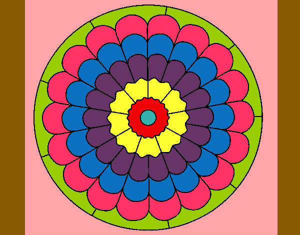 Dibujo Mandala 23 pintado por fridis45