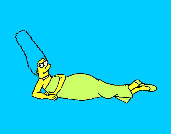 Dibujo Marge pintado por pilar12