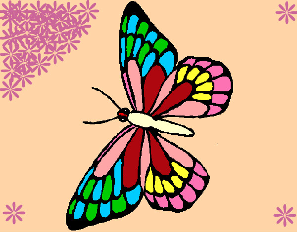 Dibujo Mariposa 10 pintado por la_aly