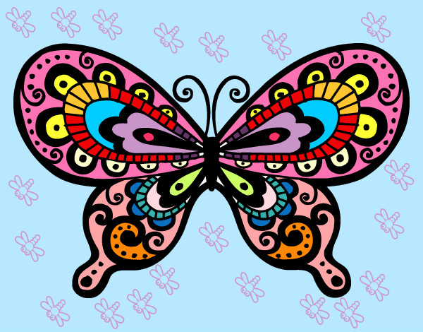 la mariposa arcoiris