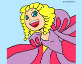 Dibujo Princesa risueña pintado por javier2001