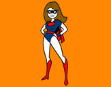 Dibujo Superheroina pintado por Rosana04