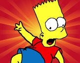 Dibujo Bart 2 pintado por poochie