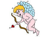 Dibujo Cupido con grandes alas pintado por zonai