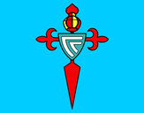 Dibujo Escudo del Real Club Celta de Vigo pintado por aaroni
