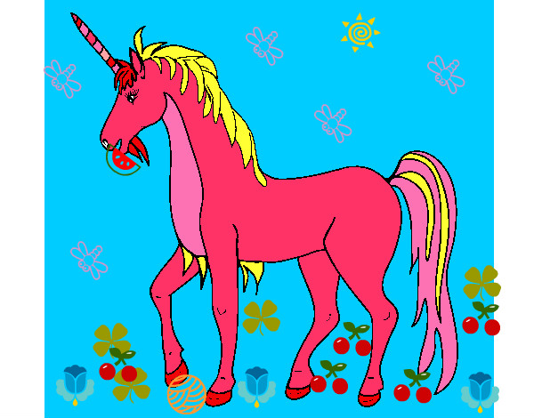 Dibujo Unicornio II pintado por LINDALEE