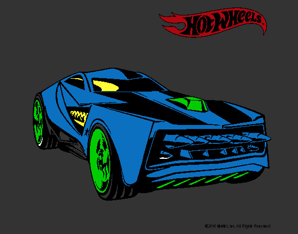 Dibujo Hot Wheels 12 pintado por aaroni