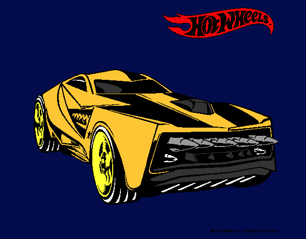 Dibujo Hot Wheels 12 pintado por gazo