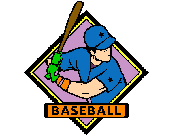 Dibujo Logo de béisbol pintado por tifo