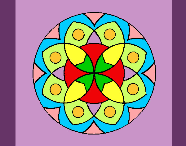 Dibujo Mandala 13 pintado por SolchiMari