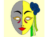 Dibujo Máscara italiana pintado por aaroni