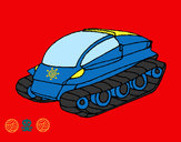 Dibujo Nave tanque pintado por nicker11