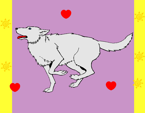 Dibujo Perro corriendo pintado por maria-feri