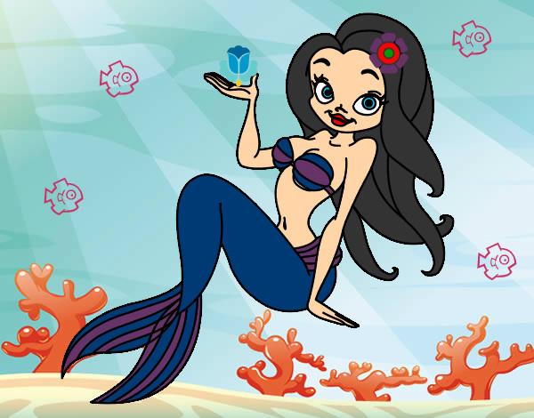 Dibujo Sirena sexy pintado por sahiri13