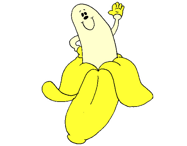 Dibujo Banana pintado por aleccia