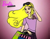 Dibujo Barbie con bolsas pintado por yuliana444