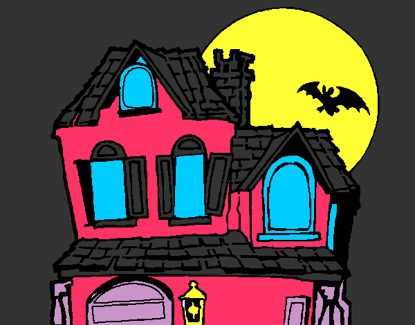 Dibujo Casa del misterio pintado por giovanana9