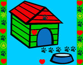 Dibujo Caseta para perros pintado por Anyelique