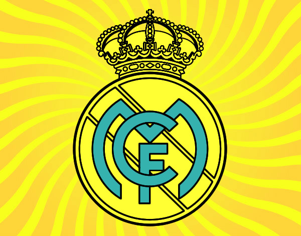 Dibujo Escudo del Real Madrid C.F. pintado por giovanana9