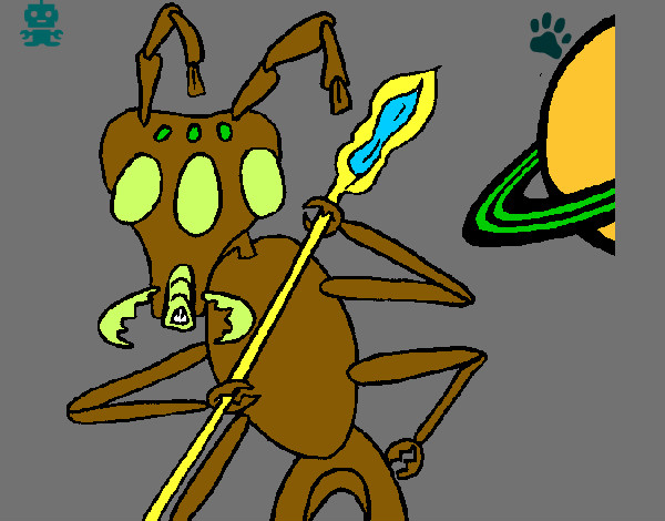 Dibujo Hormiga alienigena pintado por gael30