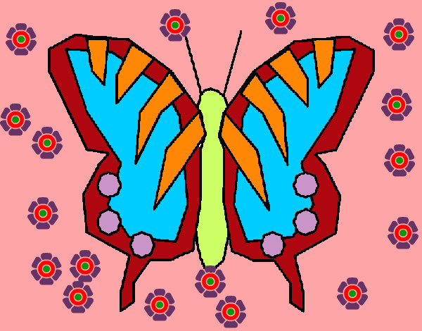 Dibujo Mariposa pintado por Raquel4444