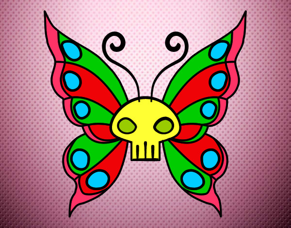 Dibujo Mariposa Emo pintado por Sarddy