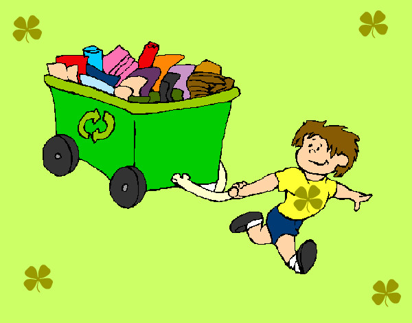 el niño reciclaje